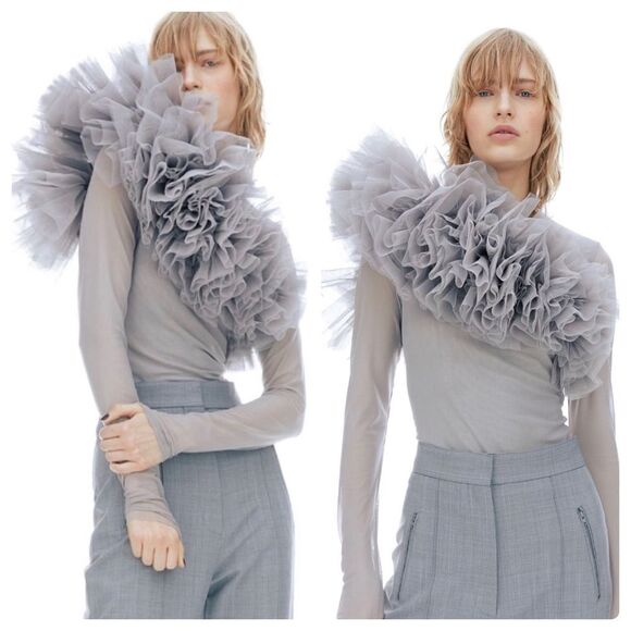 H&M Studio Ruffle Top New - Picture 1 of 8